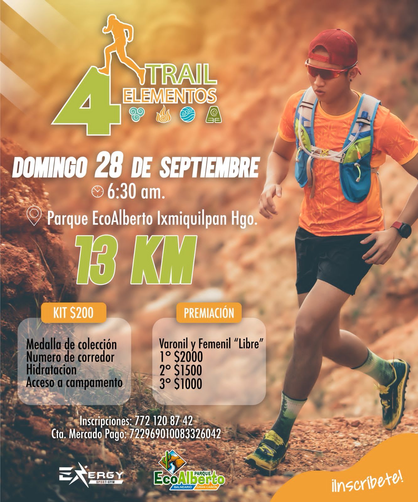 Flyer de CARRERA 4 ELEMENTOS