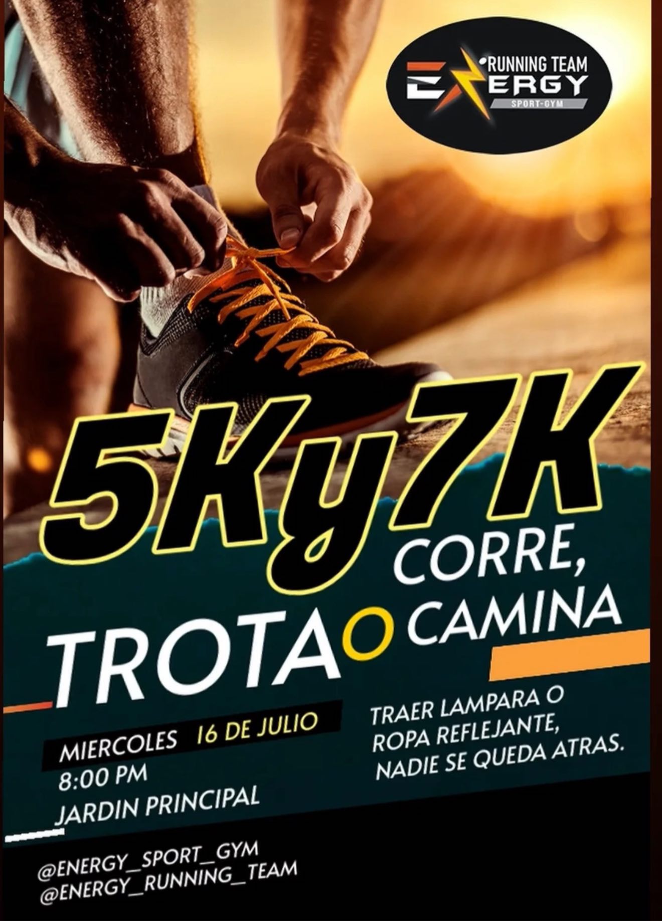 Flyer de ENERGY RUNING